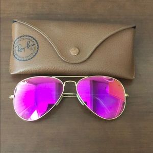 Pink Ray-Ban Aviators